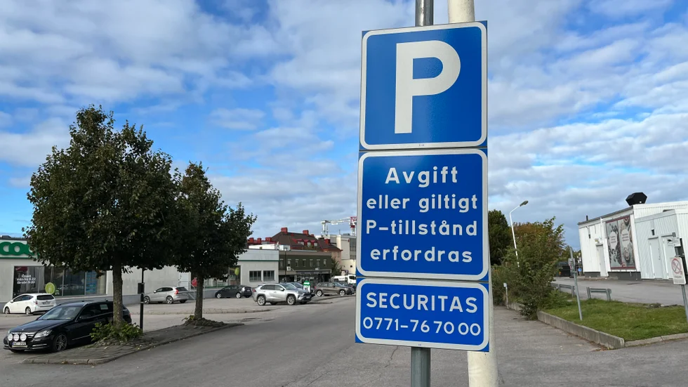 Betalparkering vid Kvarnen.