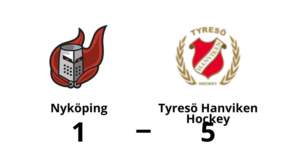 Nyköpings HF Ungdom förlorade mot Tyresö Hanviken Hockey
