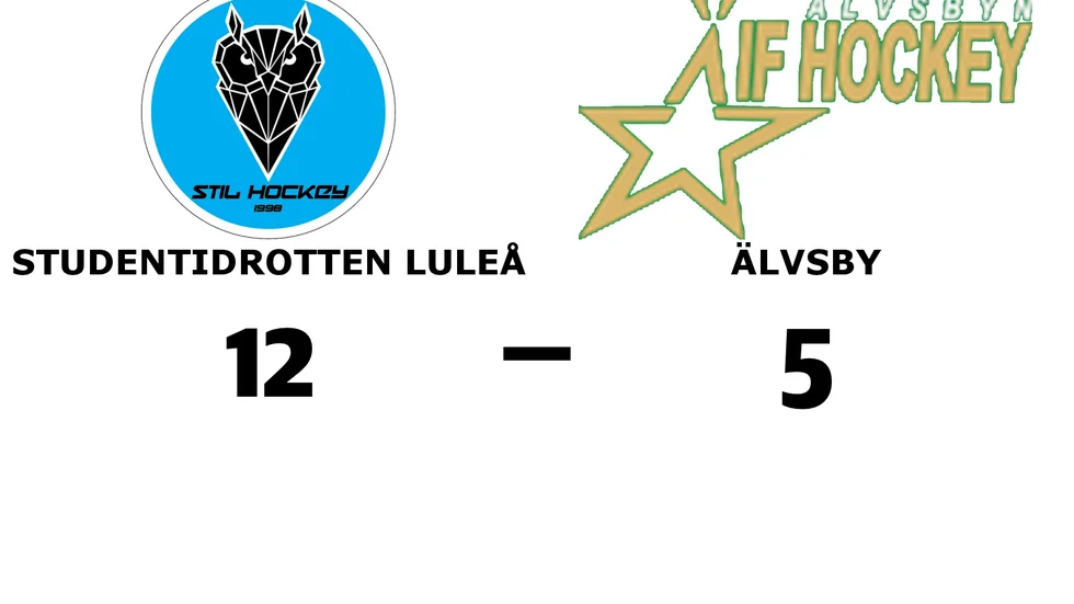 Studentidrotten Luleå vann mot Älvsby IF Hockey