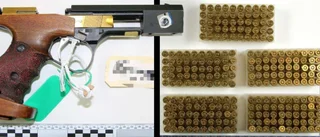 Fyndet hos Motalabon: En pistol och 5 828 skarpladdade patroner