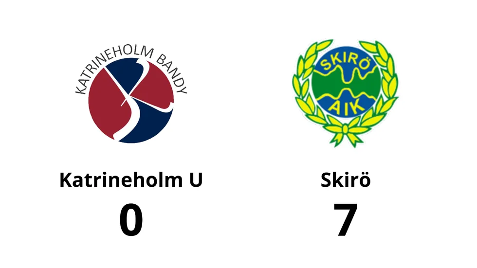 Katrineholm Bandy U förlorade mot Skirö AIK