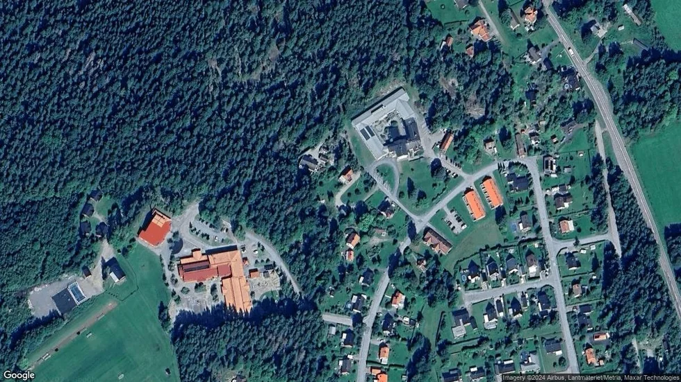 Området kring Skogsvägen 3