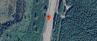 Stopp på E4 på grund av trafikolycka med en personbil