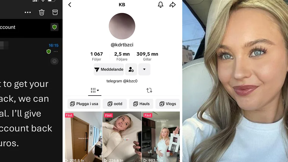 Det dröjde inte länge innan hackaren mejlade Amanda och pressade henne på pengar. 