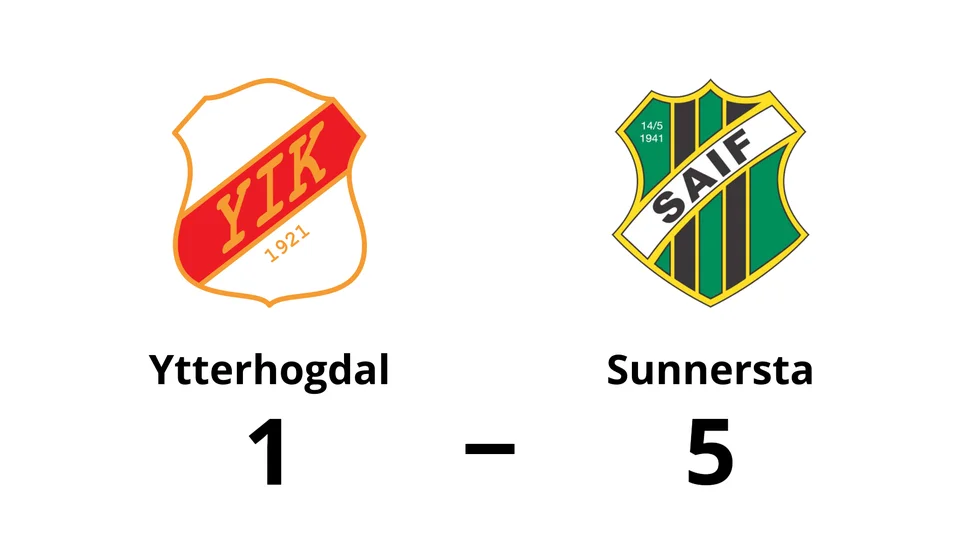 Ytterhogdal förlorade mot Sunnersta AIF
