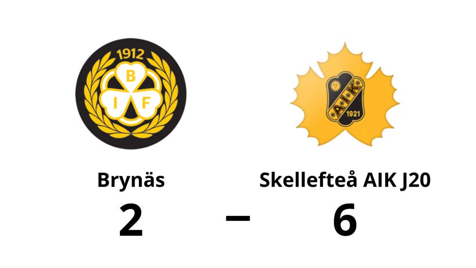 Brynäs IF förlorade mot Skellefteå AIK J20