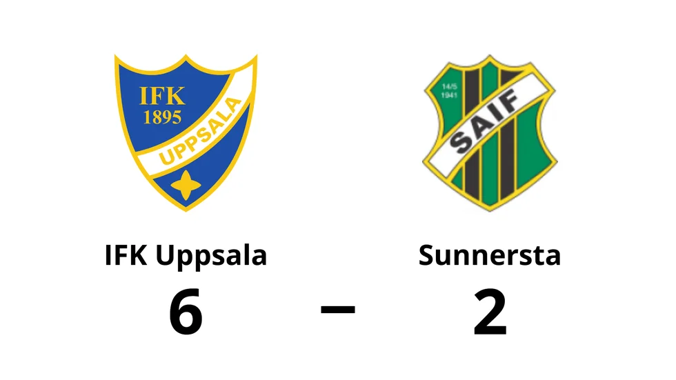 IFK Uppsala vann mot Sunnersta AIF 2