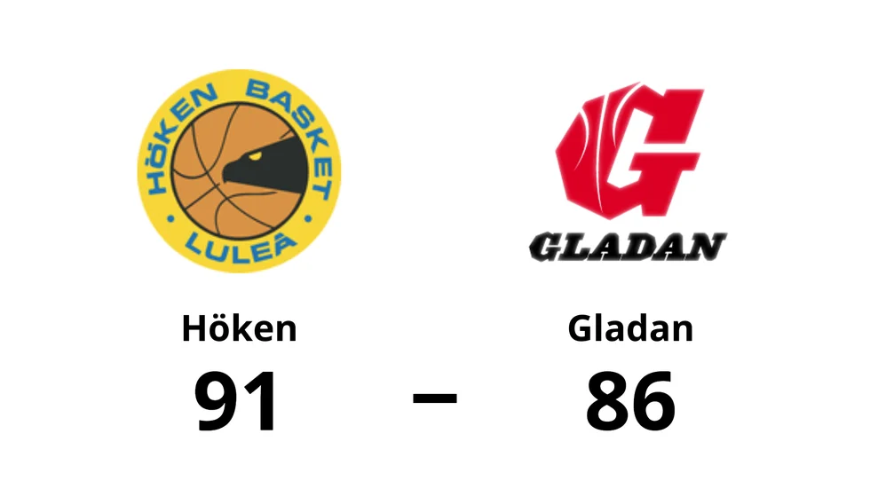 Höken vann mot Gladan