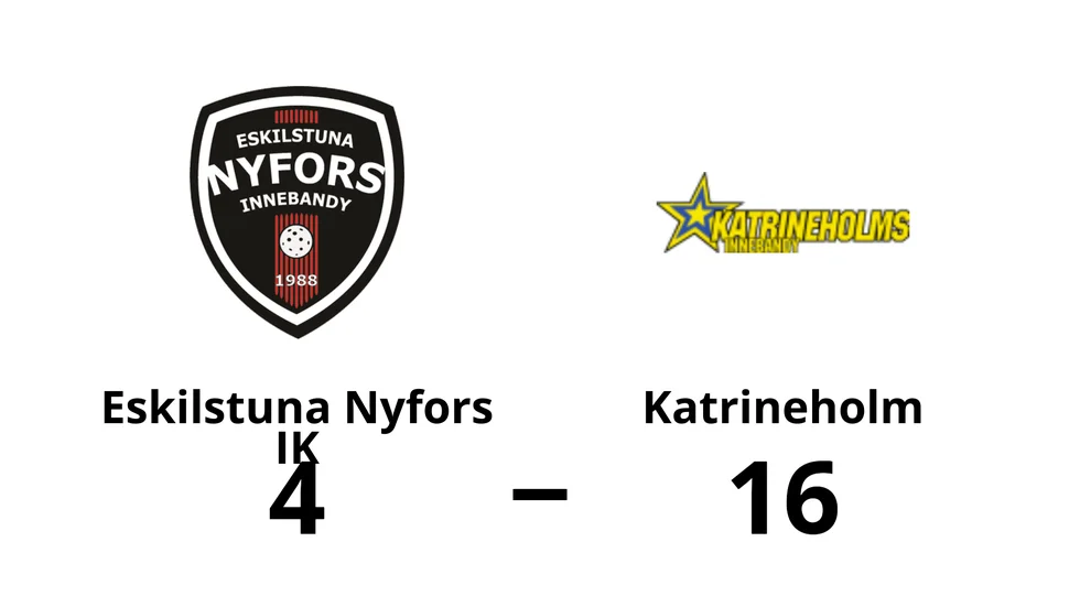 Eskilstuna Nyfors IK förlorade mot Katrineholms IBF