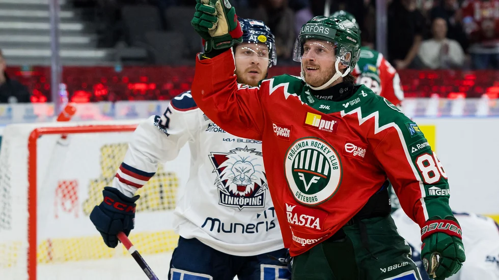 Frölunda jublar. LHC deppar. 