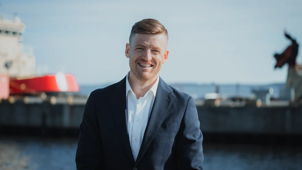 Viktor Linde tillträder den nyinrättade rollen som affärschef på Luleå hamn.