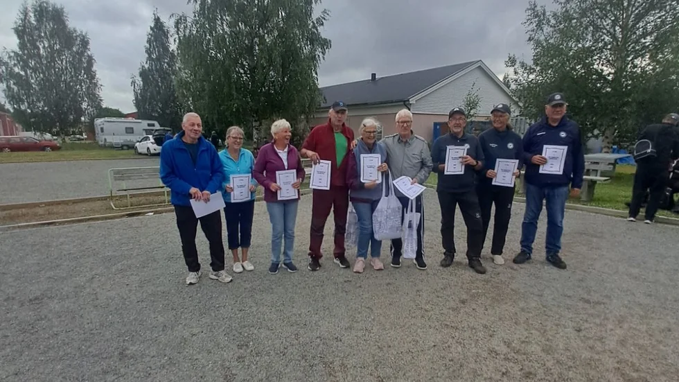 Distriktsmästerskap i Boule avgjordes i Boden.