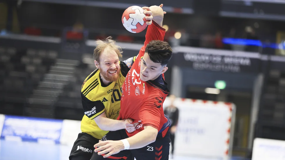 Nikola Roganovic var strålande precis som hela Guifs lag när det blev skrällseger mot Sävehof.
