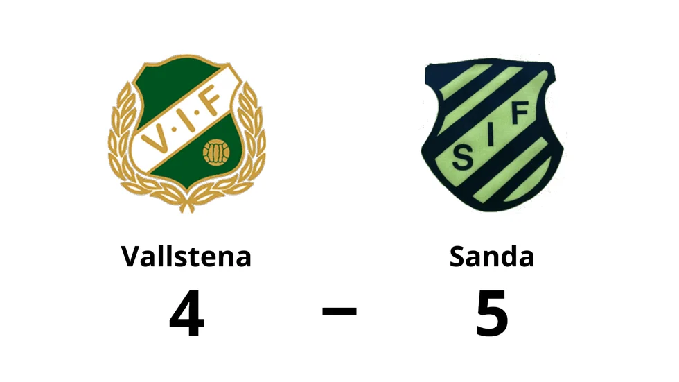 Vallstena IF förlorade mot Sanda IF