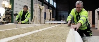 Väggar till rekordhus byggs i ny fabrik: "Hoppas kunna anställa"