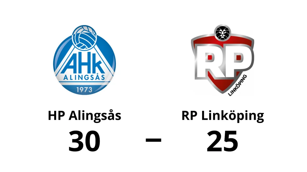 HP Alingsås vann mot RP Linköping