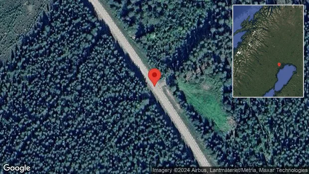 Stopp på grund av brinnande fordon på väg 575