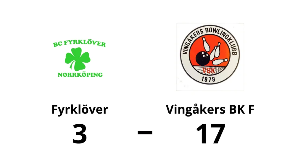 BC Fyrklöver förlorade mot Vingåkers BK F