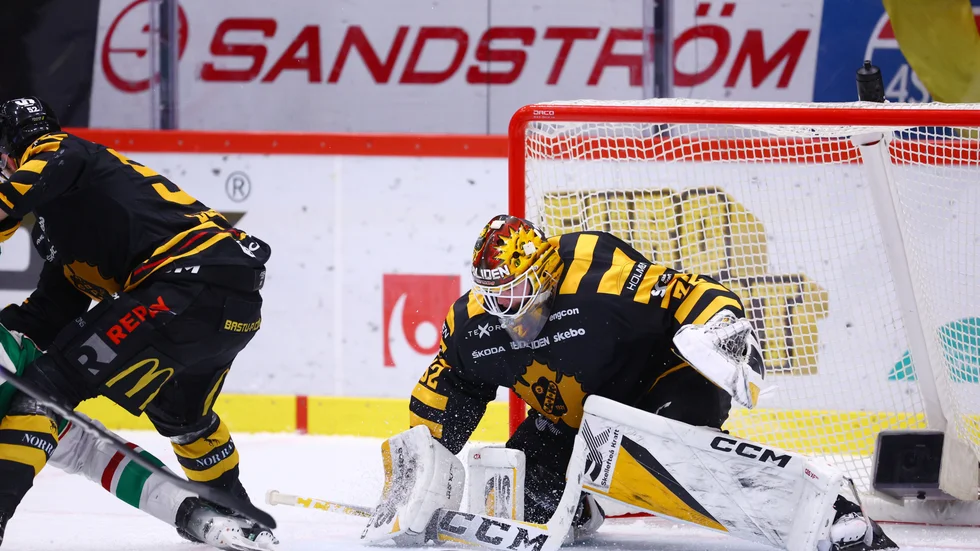 Skellefteås målvakt Linus Söderström. Arkivbild.