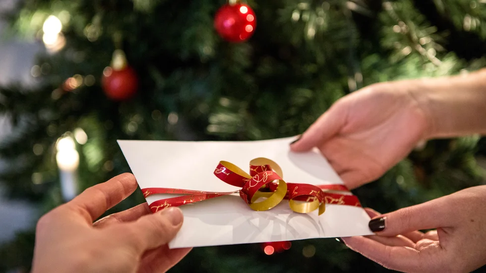 Presentkorten delas ut i början av november. 