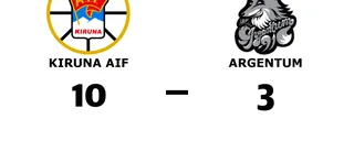 Tung förlust på bortaplan för Argentum mot Kiruna AIF