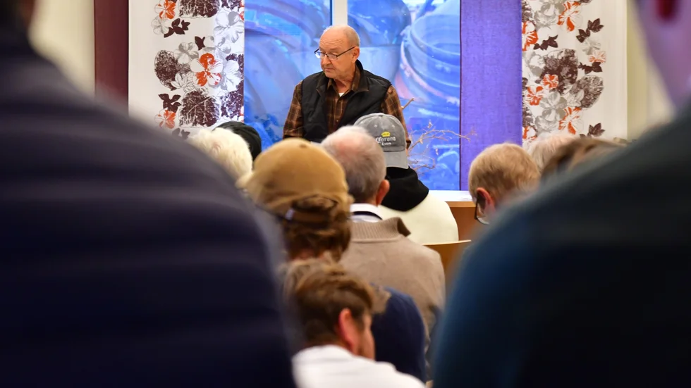 Sirius avgående ordförande Peter Nordgren var en av huvudpersonerna under föreningens årsmöte i Uppsala.