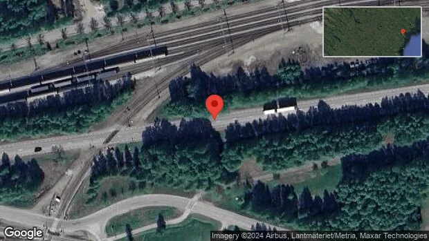 Stopp på väg 506 på grund av singelolycka med en lastbil