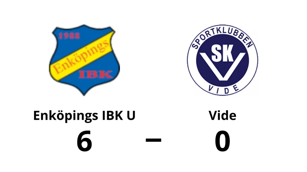 Enköpings IBK U vann mot SK Vide