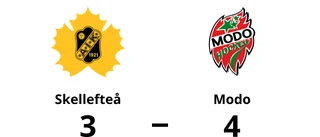 Modo för starka när Skellefteå föll i förlängningen