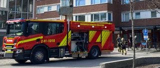 Mat glömdes på spis – kraftig rökutveckling