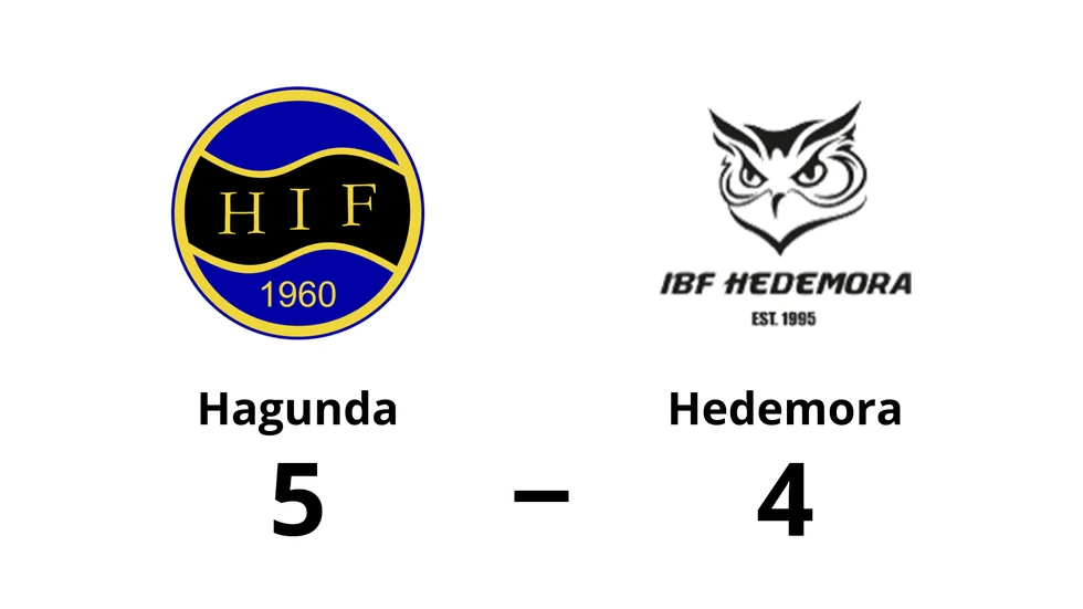 Hagunda vann mot IBF Hedemora