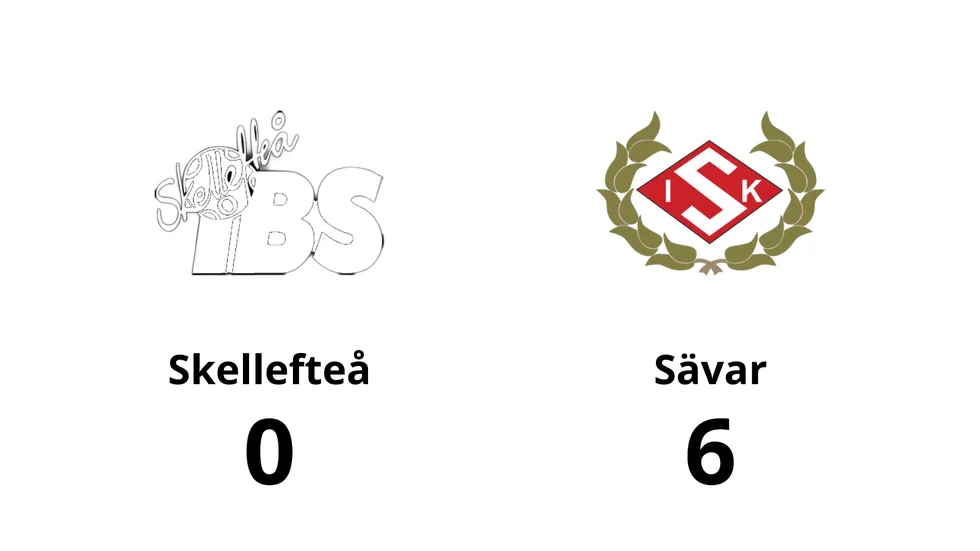 Skellefteå IBS förlorade mot Sävar IBF