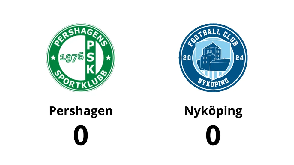 Pershagens SK spelade lika mot FC Nyköping