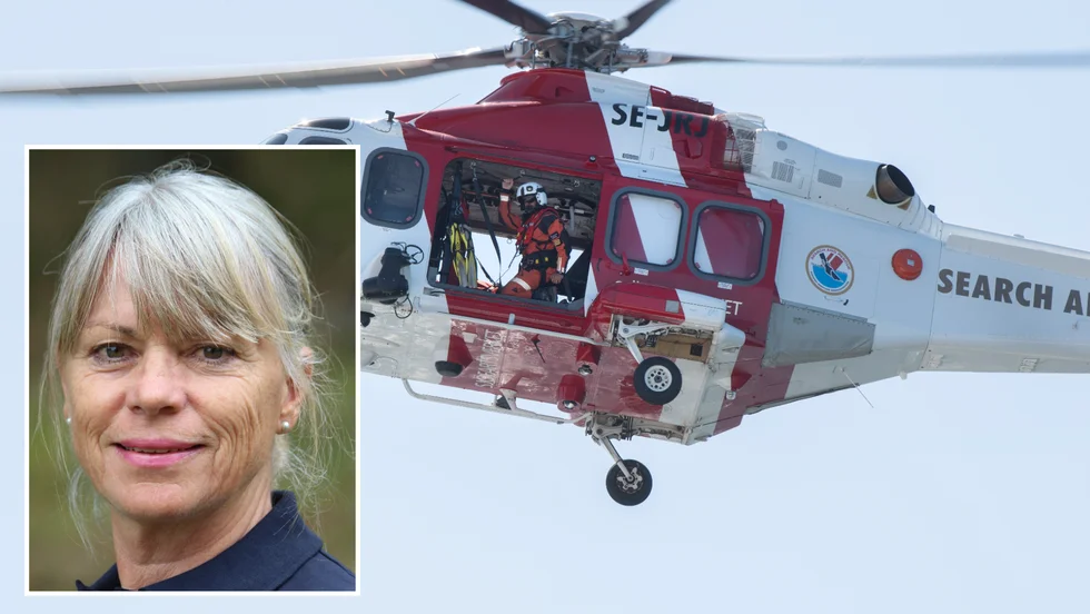Birgitta Eckermark är flygräddningsledare vid Sjö- och flygräddningscentralen i Göteborg. 