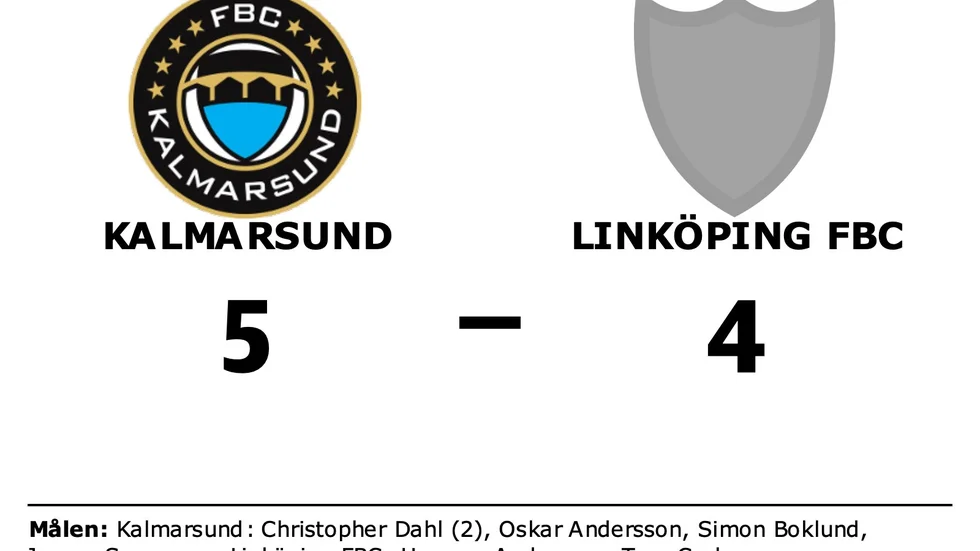 FBC Kalmarsund Ungdom vann mot Linköping FBC
