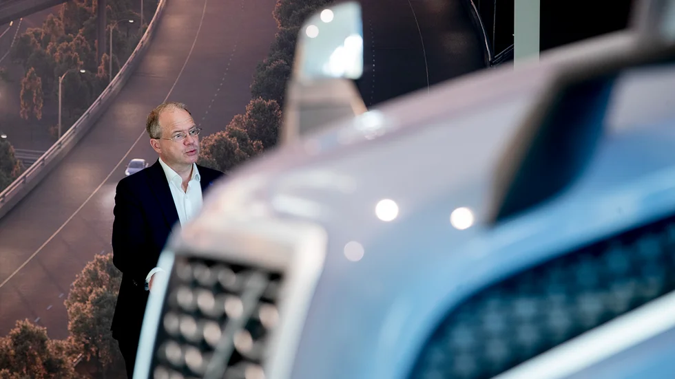 Volvochefen Martin Lundstedt. Arkrivbild.
