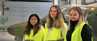 Första flygmekanikereleverna har landat på Arvidsjaurs flygplats: "En spännande dag och ni är början på framtiden"