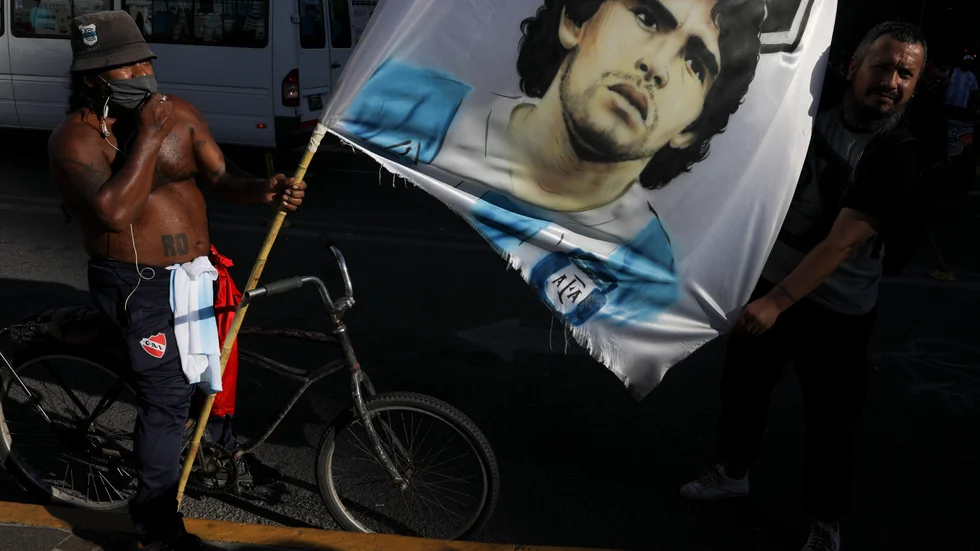 Diego Maradonas död skakade Argentina.