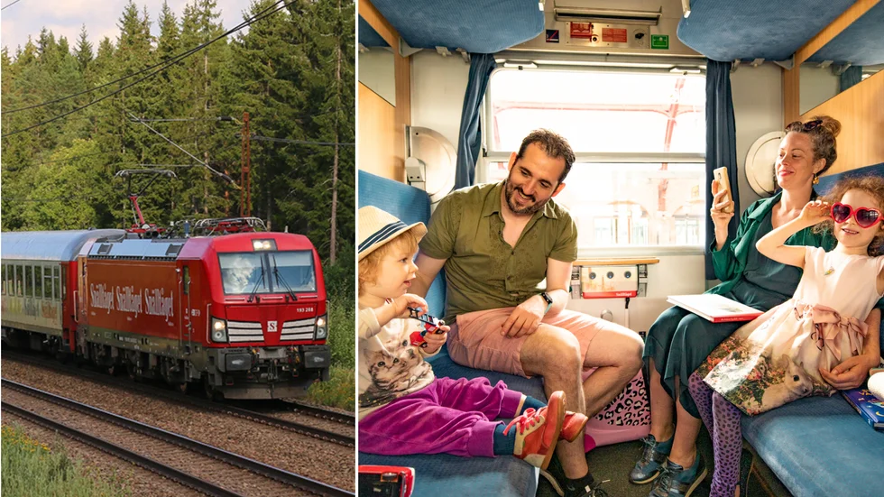 Man kan boka en egen kupé när Snälltåget kör nattåg till Berlin, med avgång bland annat från Norrköping.