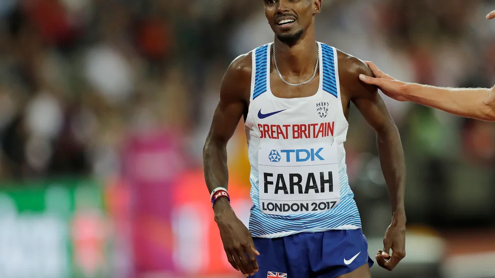 Mo Farah missar OS i Tokyo. Arkivbild.