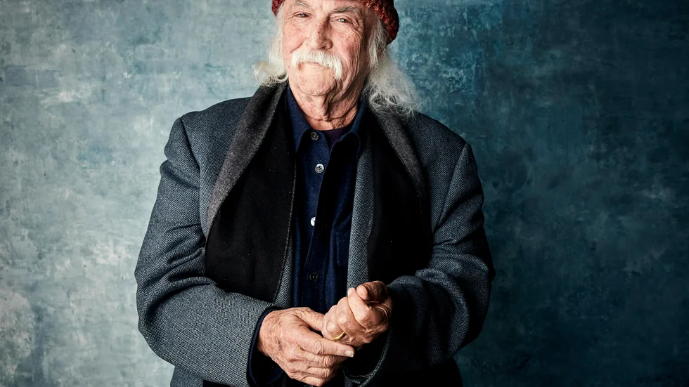 David Crosby poserar för ett porträtt i samband med filmen "David Crosby: Remember my name" 2019. Arkivbild.