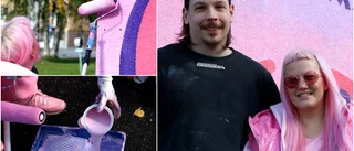 Konstverk med upplyftande budskap invigs i Öjebyn: "Ville göra något som folk kan tycka om"