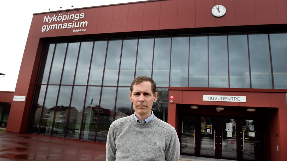 "Vi har gjort det vi kan för att undvika den här situationen", säger Peter Ekedahl rektor för Nyköpings gymnasium
