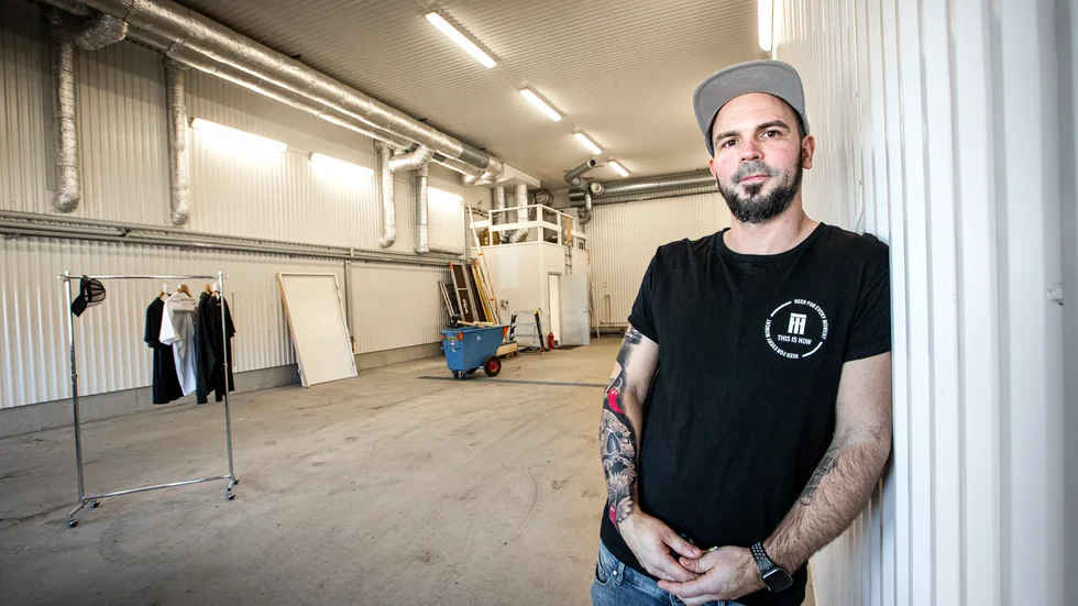 This is hows grundare Gustaf Ahlin ser fram emot öppnandet av bryggeriets nya "tap room". "Det var ett drömläge för oss att kunna satsa när lokalen intill blev ledig".