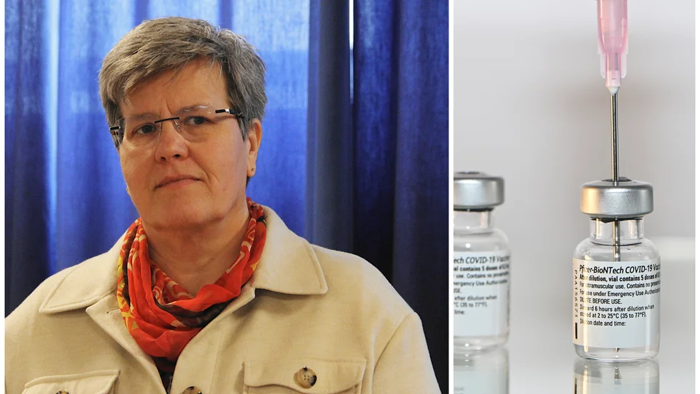 Marie Ragnarsson säger att man bör ta andra dosen vaccin där man tagit sin första dos.