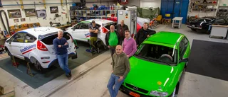 Ett garage i Pelle Säävs anda: "Kommer inte in med skitig bil"