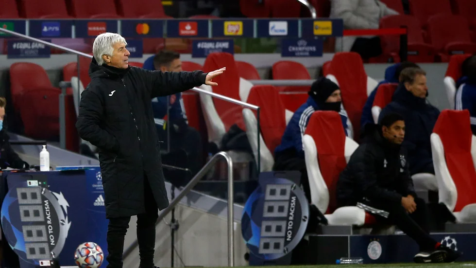 Atalantas tränare Gian Piero Gasperini. Arkivbild.