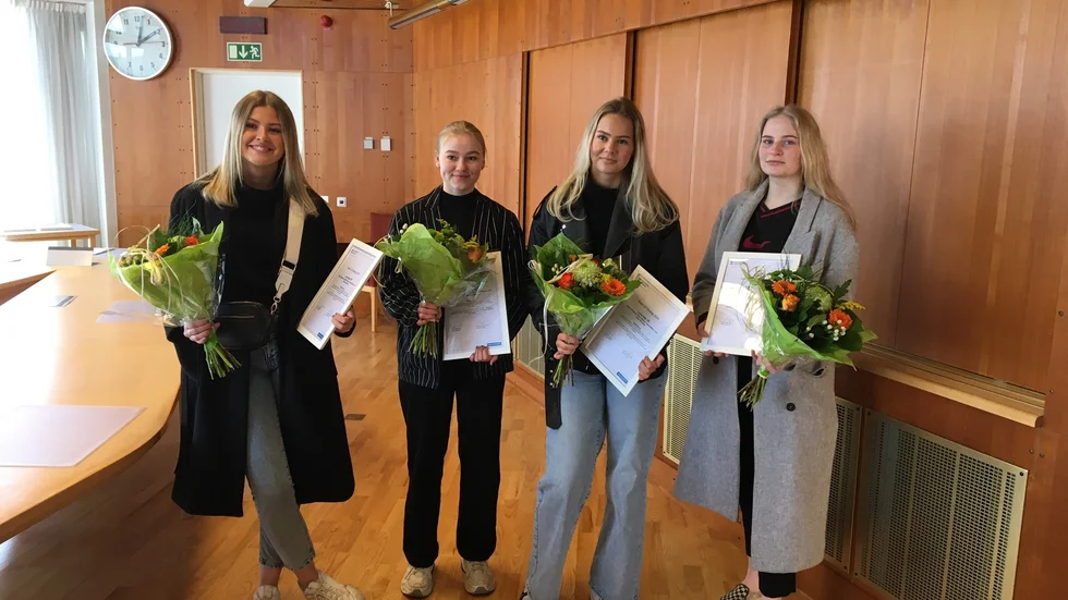 Årets UF-företag drivs av Stina Rönning,  Felicia  Ekeberg, Ebba Nilsson och Tess Nilsson.