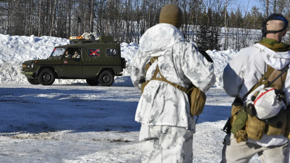 Vintersol är namnet på Försvarsmaktens stora övning som i år delvis hålls i Älvsbyn. Bilden är från 2019 då övningen hette Northern vind. (Arkivbild)