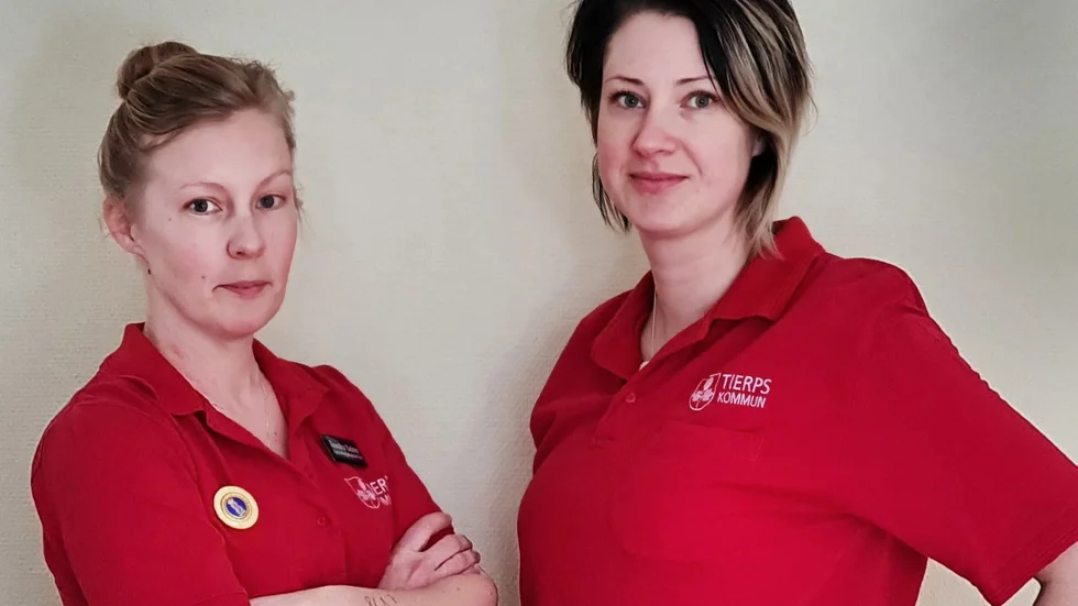 Sandra Beime och Malin Öberg fick ett erbjudande från Tierps kommun om att bli arbetsbefriade. 